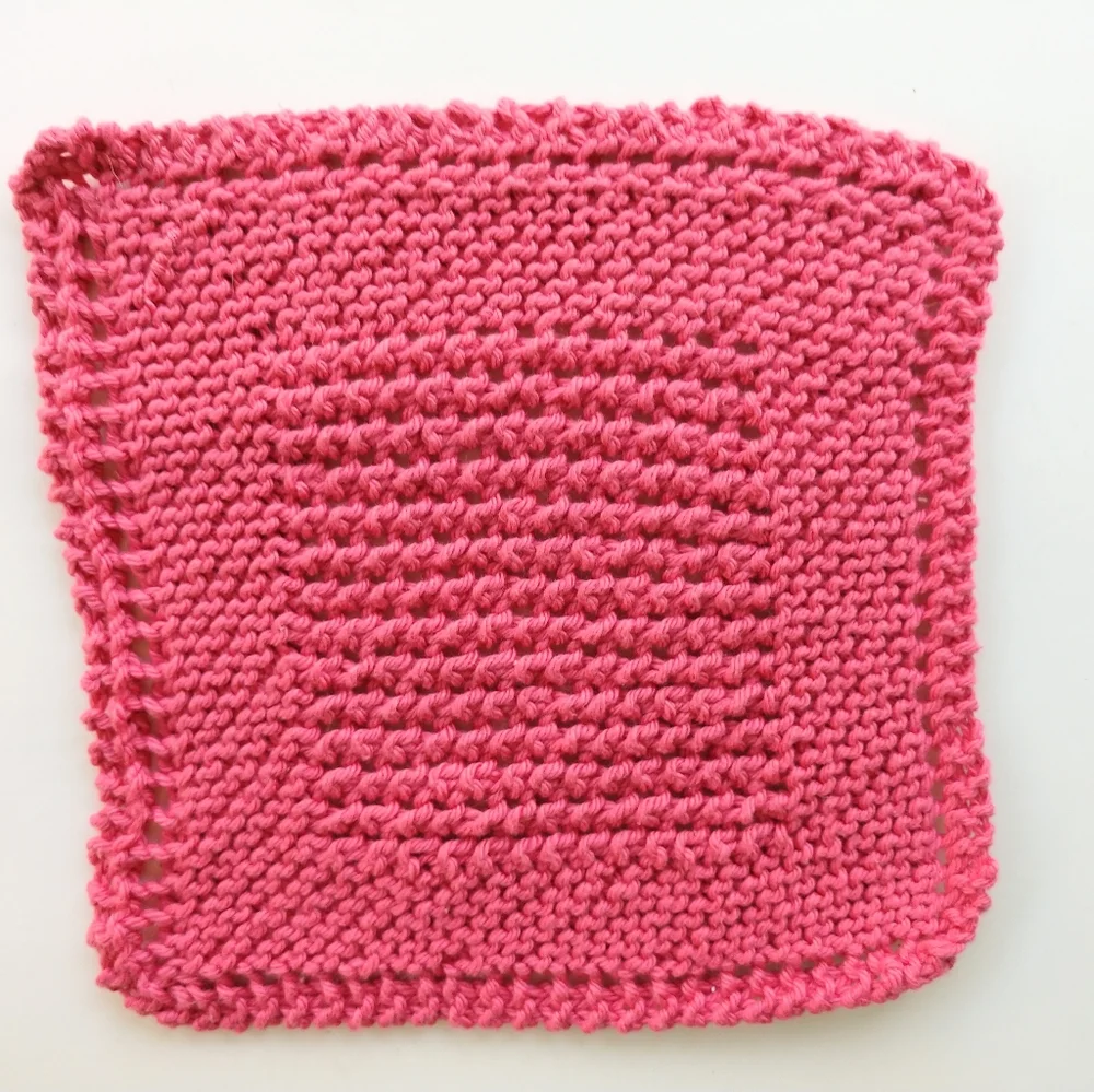 Hand Crafted Baby Bib Set Washcloth Unicorn Rose Cotton Knit Dorm Decor